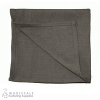 Rustic Grey Napkin 100% Jet Spun Polyester Bundle of 10