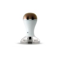 Pesado 58.5mm Coffee Tamper- White/Bronze