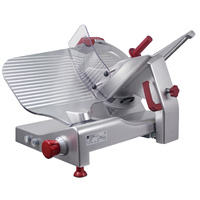 Brice Professional Manual Heavy Duty Gravity Feed Slicer - 300mm Belt-Driven