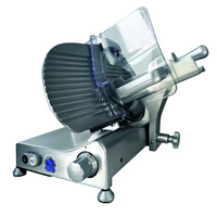 Brice C220-AF Anodised Aluminium Meat Slicer - Advanced Safety Interlock System
