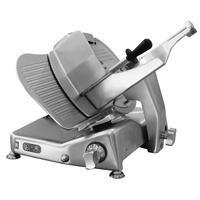 Brice Professional Manual Gravity Feed Slicer - 350mm Blade with Gear Drive