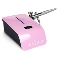 Cake Craft Pink Mini Airbrush Compressor & Gun Kit