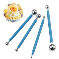 Cake Craft Stainless Steel Balling Tool Set - 4 Pieces