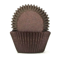 Cake Craft Cupcake Cases Brown Pkt of 100 (#408)