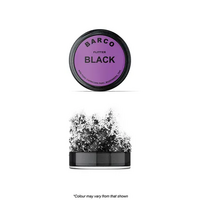 Barco Edible Cake Flitter / Glitter Black 10mL (Purple Label)