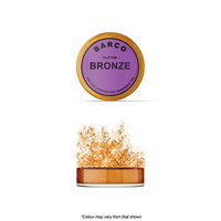 Barco Edible Cake Flitter / Glitter Bronze 10mL (Purple Label)