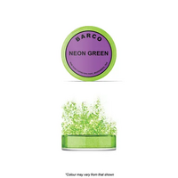 Barco Edible Cake Flitter / Glitter Neon Green 10mL (Purple Label)