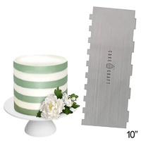 Cake Craft Buttercream Comb Thick Stripes Style 10 Inch