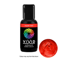 Vivid Edible Colour Gel Super Red 21g