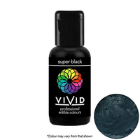 Vivid Edible Colour Gel Super Black 21g