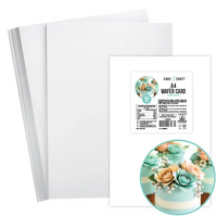Cake Craft Wafer Card A4 Vanilla Pk of 50