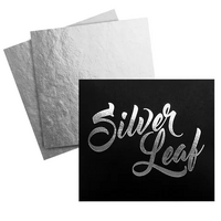 Cake Craft Edible Pure Silver Leaf Pack of 5 Sheets