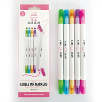 Cake Craft Edible Markers Neon Colours Pack of 5