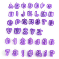 Cake Craft 40 Piece Alphabet/Number/Symbol Cutter Set
