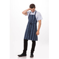 Chefworks Presidio Bib Apron Navy & Blue 