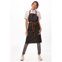 Chefworks Memphis Bib Apron Black