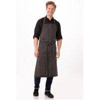 Chefworks Dorset Chefs Bib Apron Pewter