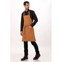 ChefWorks Rockford Chefs Bib Apron Nutmeg