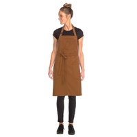 Chefworks Rockford Bib Apron [Colour: Brown]