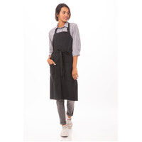 ChefWorks Rockford Bib Apron Steel Grey