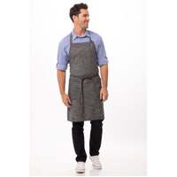 Chefworks Corvallis Bib Apron- Black Steel Grey