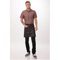 Chefworks Boulder Half Bistro Apron BrownBlack