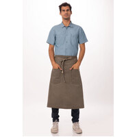 Chefworks Dorset Bistro Apron Earth Brown