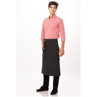 ChefWorks Rockford Bistro Apron Steel Grey