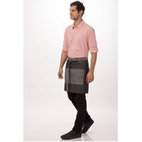 Chefworks Manhattan Half Bistro Apron Black