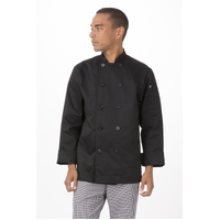 Chefworks Bastille Chef Jacket Black SX-7XL