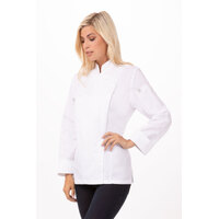 Chefworks Lansing Womens Chef Jacket White XS-2XL