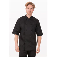 Chefworks Chambery Chef Jacket Black XS-5XL