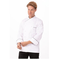 Chefworks Monte Carlo Premium Cotton Chef Jacket White 34-68