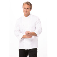 Chefworks Milan Premium Cotton Chef Jacket White 34-58