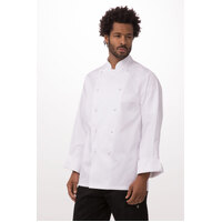 Chefworks Madrid Premium Cotton Chef Jacket White 34-56