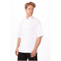 Chefworks Capri Premium Cotton Chef Jacket White 34-58