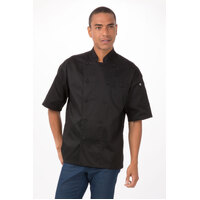 Chefworks Palermo Executive Chef Jacket Black XS-3XL