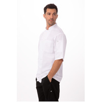 Chefworks Montreal Cool Vent Short Sleeve Chef Jacket White XS-5XL