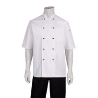 Chefworks Macquarie Basic Chef Jacket Short Sleeve White XS-3XL