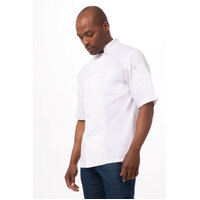 Chefworks Volnay Chef Jacket Short Sleeve White XS-5XL