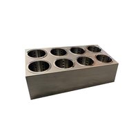 Cutlery Holder 2 Rows 8 Holes w 8 Inserts
