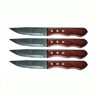 SALE Avanti Jumbo Steak Knife Pakkawood Handle 255mm Set of 4
