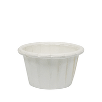 SALE Pleated Paper Portion Cup 0.5oz/15ml Ctn of 5000