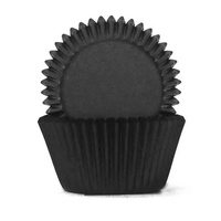 Sale Cake Craft Cupcake Cases Black Pkt of 100 (#700)