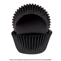 SALE Cake Craft Cupcake Cases Black Pkt of 72 (#408)