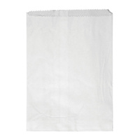 SALE White Greaseproof Lined Take Away Bag 245x165mm Pkt of 500