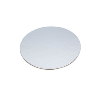 Loyal Bakeware Cake Card/Slip Board Round Silver 7"/17cm Pkt of 50