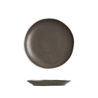 SALE Olympia Chia Plate Charcoal 205mm Pkt 6