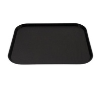 Fast Food Tray Polypropylene Black 275 x 350mm