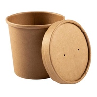Sale Kraft Brown 4oz Food Container w Lid Pack of 25